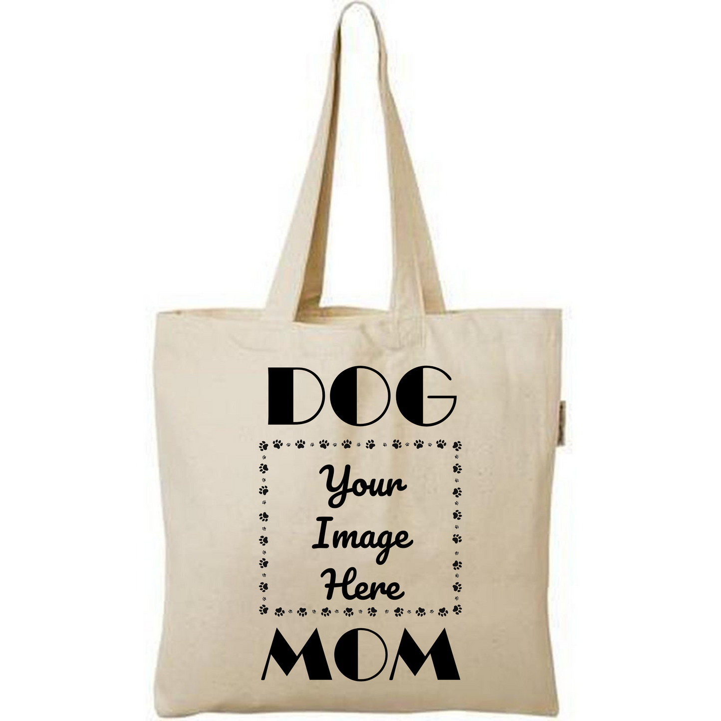 Custom Dog Mom Tote Bag