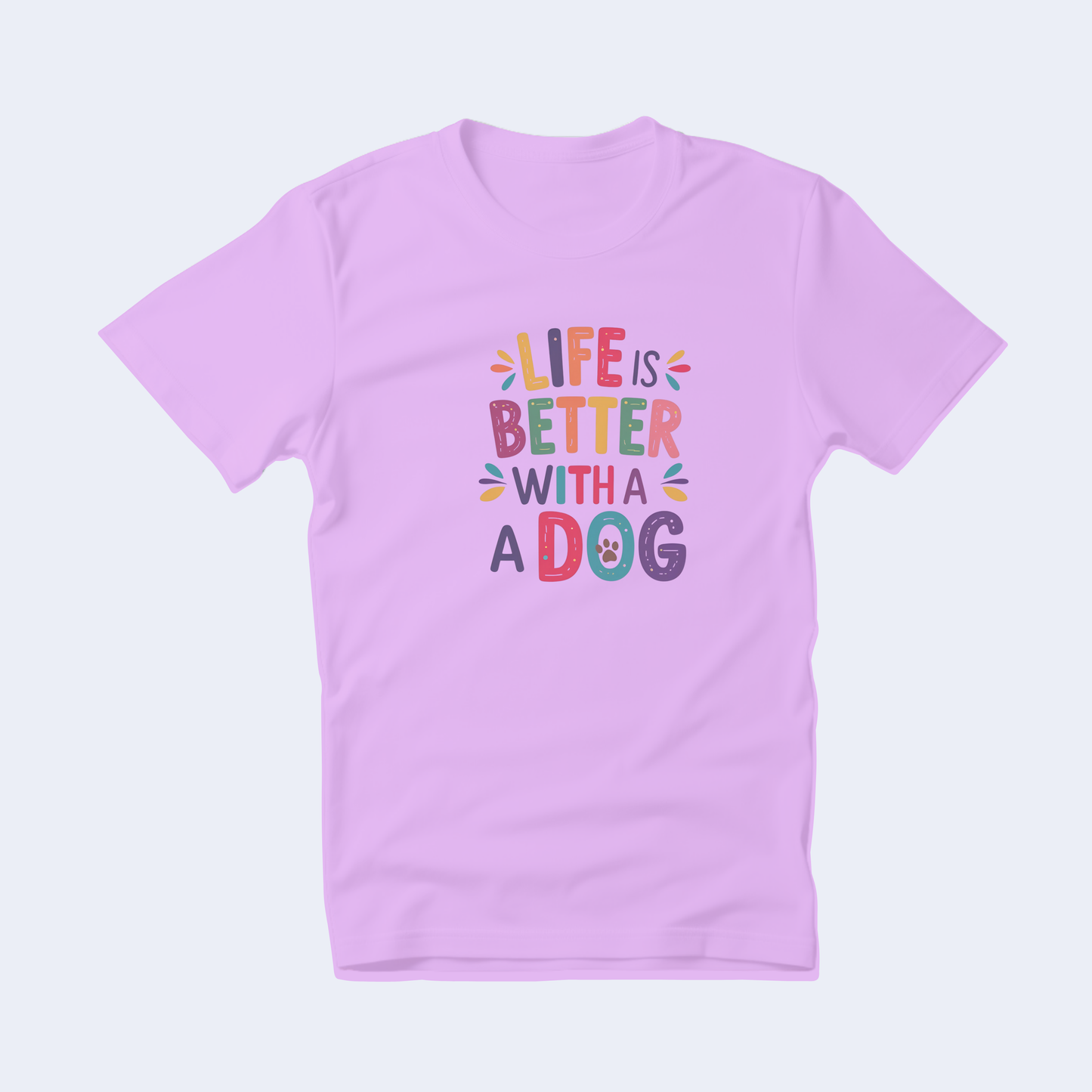 Custom Life is Better with a Dog Short Sleeve T