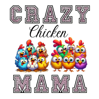 Crazy Chicken MAMA Tote Bag