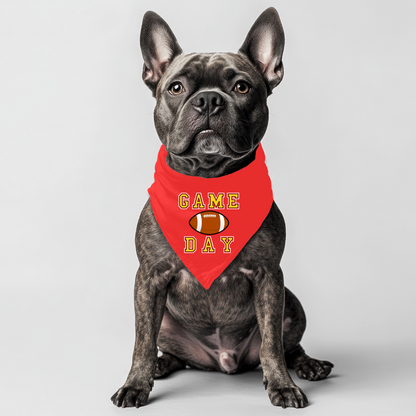 Custom Game Day Pet Bandana New