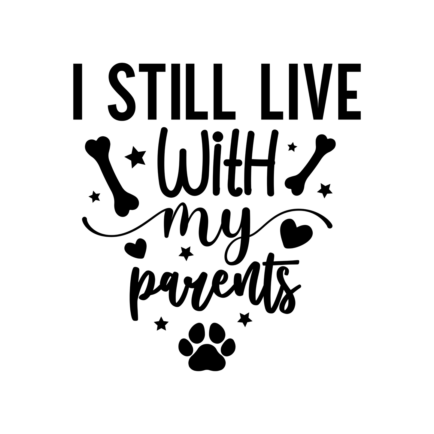 I Still Live with my parents Pet Bandana
