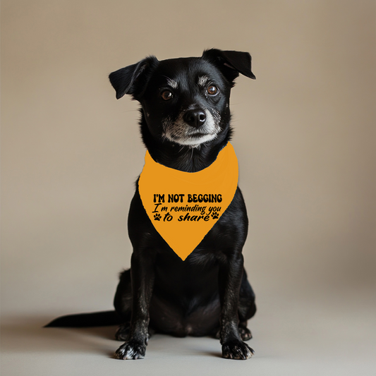 I'm Not Begging Pet Bandana