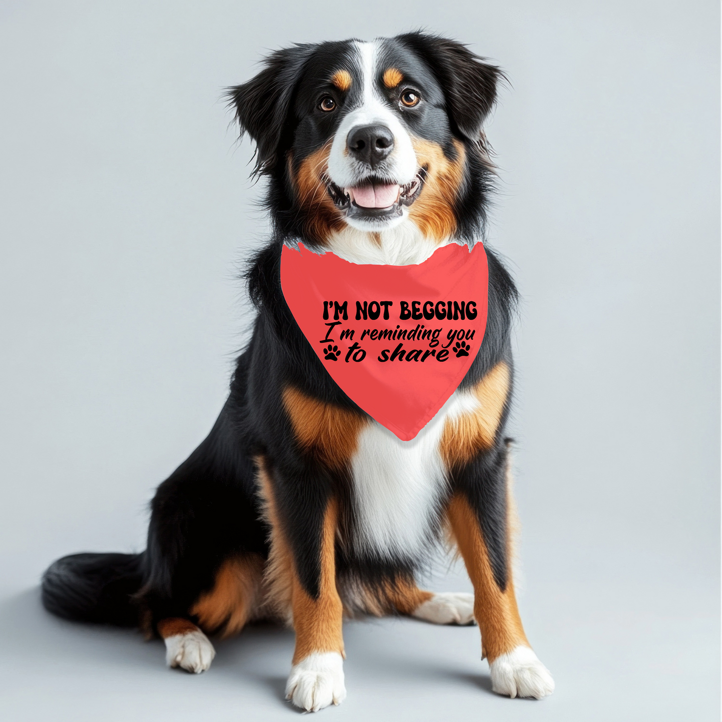 I'm Not Begging Pet Bandana