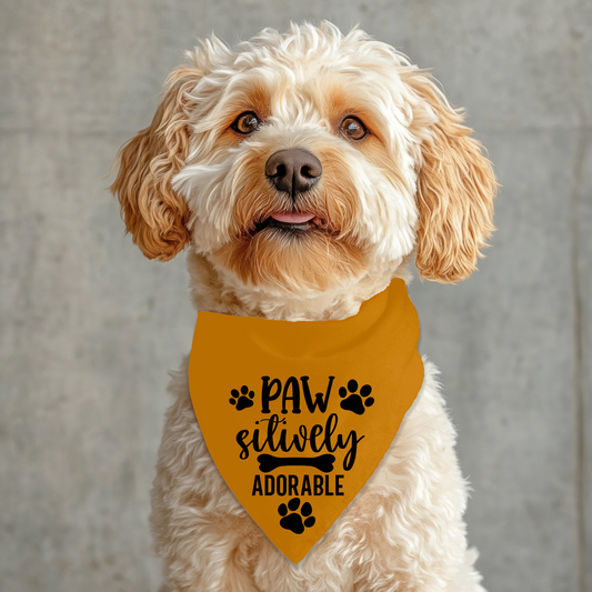 Pawsitively Adorable Dog Bandana
