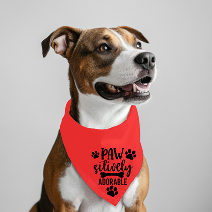 Pawsitively Adorable Dog Bandana