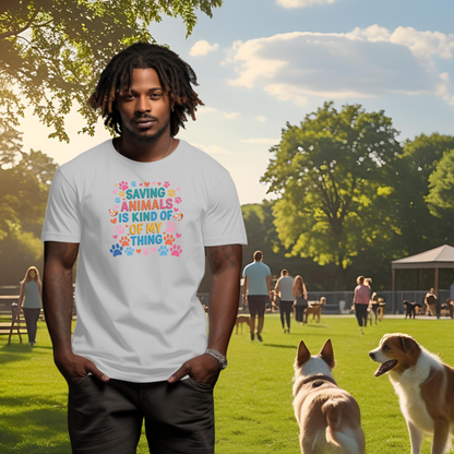 Saving Animals Short Sleeve T