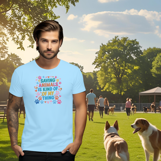 Saving Animals Short Sleeve T