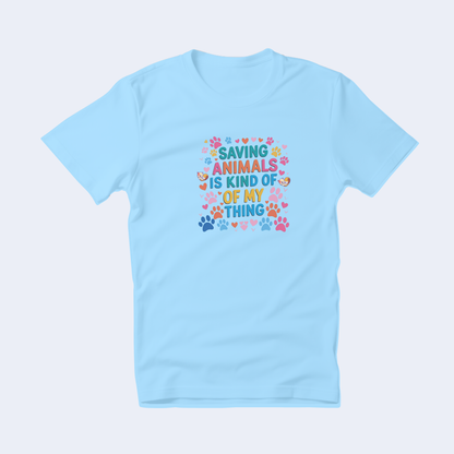 Saving Animals Short Sleeve T