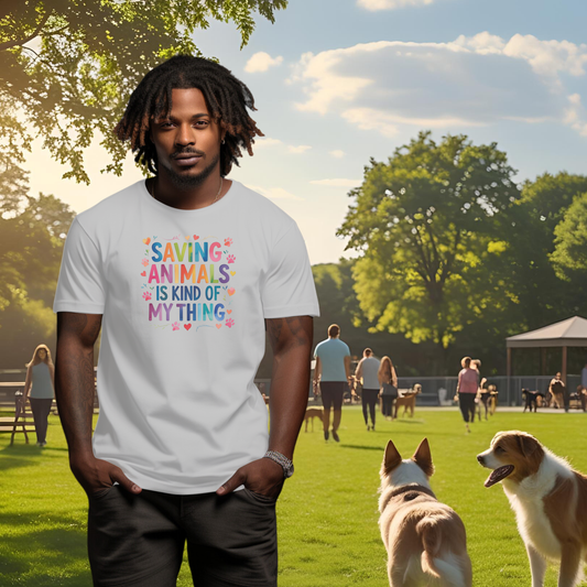 Saving Animals is Kind of My Thing Short Sleeve T